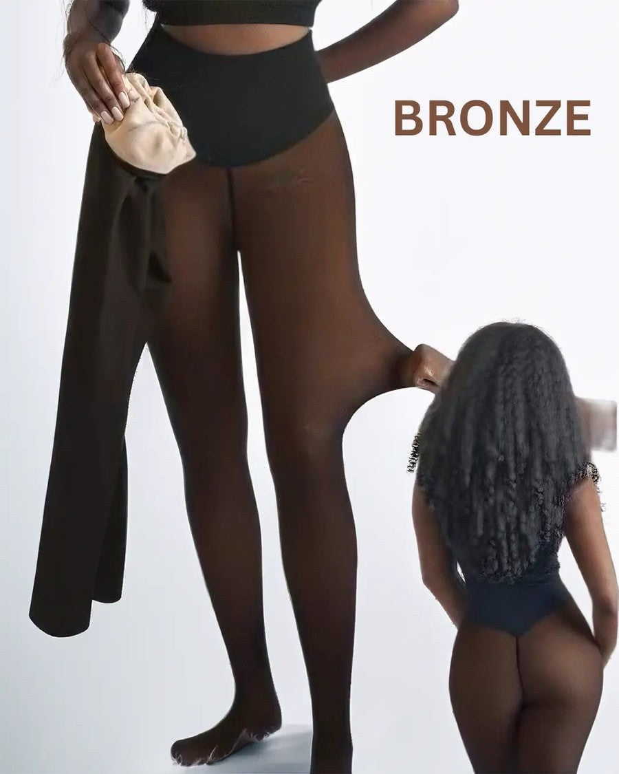 Collant polaire Sinella teinte Bronze